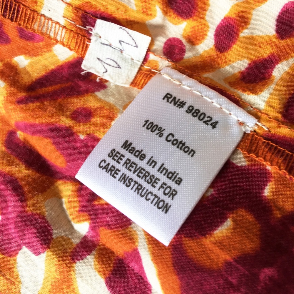 Anthropologie Love The Label Floral Open Back Blouse NWT 2X Plus - Picture 13 of 15